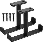 HAOCHEN Overhead Garage Storage Hook Racks, 2 Set Heavy Duty Overhead Ceiling Mount Hangers Storage Utility Hooks, Double-Sided Ladder Hanger Hooks for Lumber Ladder Brackets, Hose Pipe, Bulky Items