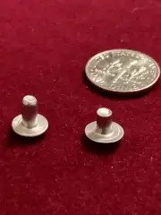 ALUMINUM BRAZIER HEAD SOLID RIVETS 1/8” Dia x 1/4" Long 406g Approx 1380pcs 1Lb