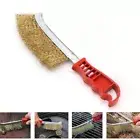 Barbecue Oven Grill Cleaning Brush Scraper Stainless Steel BBQ Wire Cleaner Tool