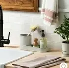 HEARTH AND HAND WITH MAGNOLIA STONEWARE KITCHEN SINK CADDY NEW WITH TAGS