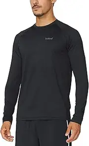 [baleaf] Men's Long Sleeve Quick Dry T-Shirt Sun Protection Shirts UV SPF UPF50+ Running Fishing Tee Lightweight Soft Tops