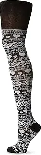 [Jefferies Socks] Big Girls' Fairisle Tights