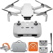 [DJI] Mini 4K with Accessories, Drone with Camera 4K Professional, Under 249 g, 3-Axis Gimbal Stabilization, 10km Video Transmission, Auto Return, Wind Resistance, 31-Min Max Flight Time
