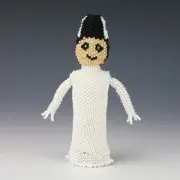NATIVE AMERICAN ZUNI BEADED BRIDE OF FRANKENSTEIN BY PATSY WAIKANIWA