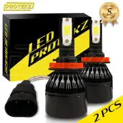 LED Fog Light Kit Protekz H11 6000K Bulbs for 2008-2015 Smart FORTWO (for: Smart)