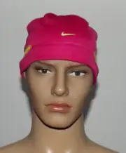 NIKE YOUTH SIZE 7/16 WINTER HAT PINK RUNNING HAT