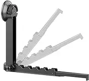 Wall Mounted Drying Rack - Suction Cup Folding Clothes Drying Rack | Space Saving Coat Hanger Holder, Retractable Organizer for Balcony, Travel