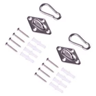 2Set Hammock Hanging Hook Kit Stainless Steel Swing Chair Swivel Hardware Kit sn