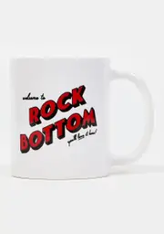 [A Shop of Things] Welcome To Rock Bottom Mug