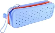 Goggles Storage Case, Swimming Goggles Case with Drain Holes, Large Capacity Water Sport Earplugs Organizer with Lanyard for Diving, Snorkeling, Scuba