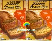 2 Packs Trader Joe's Banana Bread Mix 15 oz Each Pack