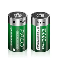 在飛比找蝦皮購物優惠-國際品牌🔥 TYPE-C 充電電池 一號電池 二號電池 1.
