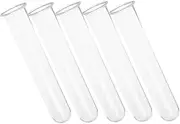 Mipcase 5Pcs Glass Test Tube Vases for Hydroponic Plants Versatile Propagation Tubes for Home Office and Wedding Decor Terrarium Planters
