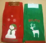 2P.K ST. Nicholas Square Decorative Hand Towel Holiday