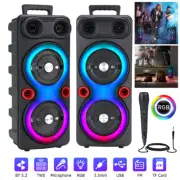 Wireless Bluetooth Party Speaker Subwoofer Heavy Bass Stereo Speaker Microphone