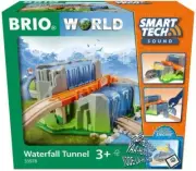 BRIO - Smart Tech Waterfall Tunnel 4 Pieces, Classic Train Set Gift