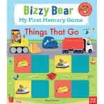 BIZZY BEAR MY FIRST MEMORY GAME, THINGS THAT GO (WITH 36 SLIDERS)(硬頁書)/BENJI DAVIES【三民網路書店】