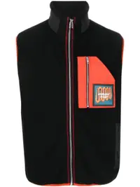 在飛比找Farfetch優惠-logo-patch fleece vest