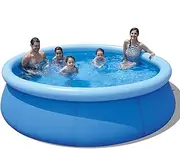 Inflatable Top Ring Swimming Pool, Blue (12ft x 30in)