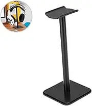 FELTECHELECTR Classic Black Headphone Stand Holder Space Saving Hanger for Headset Display Tidy Up Your Desk with Design and Stable Foundation for Use