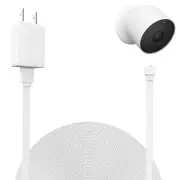 16.5Ft/5M Power Cord Cable Compatible with Google Nest Cam Outdoor or Indoor, Ba