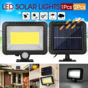 1/2PCS 100Led Solar Sensor Light Motion Detection Security Garden Flood Lamp