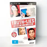 Truth Or Lies - Big Box & 2 Microphones - PS3 - Brand New Sealed - Free Postage