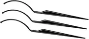 HAKIDZEL False Eyelash Kit 3pcs Grafting Eyelash Auxiliary Tool Wearing Tool Salon Accessories Black