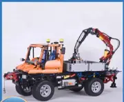 2048PCS MOC 4x4 Unimog U400 Snowplough Truck Model Building Blocks