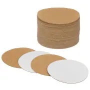 50-Pack Self-Adhesive Cork Sheets, 3.5 x 3.5 Inch Round Cork Board [1mm Thick]