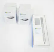 NEW Microsoft Surface Pen Stylet Pluma 3ZY-00010 w/ 10x RJ4-00001 Pen Tip Kits