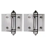 QLD NEW Master Range Glass To Glass Hinge Pair of 2