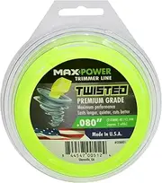 Maxpower 338801 Premium Twisted Trimmer Line .080-Inch Twisted Trimmer Line 40-Foot Length