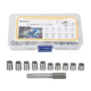 Labor saving Thread Repair Tool Set with Metal Nuts and Stainless Steel Inserts
