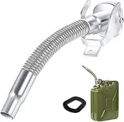 BBTO 1 Pcs Flexible Stainless Steel Jerry Can Spout Long Nose Gas Can Spout Replacement Compatible with Wavian Jerry Can