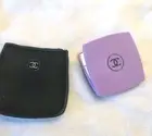 CHANEL Mirror Compact Double Facettes Codes Couleur CC Embossed in Purple ❤️