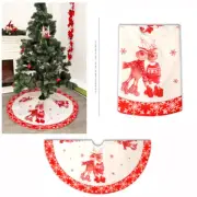 Christmas Tree Skirt Base Floor Mat Cover Carpet Aprons Xmas Party Decors Deer