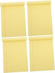 LALAFINA 4pcs Lined Memo Pad Notebook Set Legal Pad for Work School Travel Memo Block