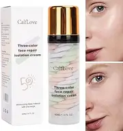 Tri-Color Isolation Cream - Skin Tone Correcting Isolation Cream - 40ml Face Primer, Hydrating Primer, Brightens Skin Tone, Long Lasting Isolation