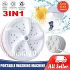 Mini Ultrasonic Washing Machine Portable Turbo USB Powered Washer Travel 1SET NJ