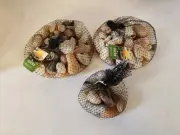 AKASHA Decorative Rocks –.6lb Assorted Stones for Planters, Vases & Indoor Decor