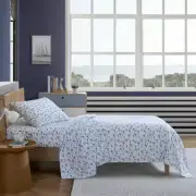 Maxon 3-Piece Blue Microfiber Twin XL Sheet Set
