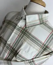 New Quicksilver Waterman Men's Flannel Shirt XXL Multi Color Plaid Long Sleeve