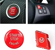 For BMW 3 Series E90 E92 E93 M3 2007-2013 Enging Start Stop+M Sport Button Cap