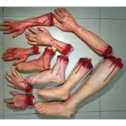 Halloween Fake Body Parts Horrible Broken Limbs Latex Fake Organs Prank Props AU