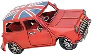 RORPOIR Metal Craft Model Iron Car Artwork Home Decor Idea Red Creative Desk Ornament