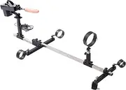 SAHOOSAFETY SM Bondage Holder With Vibrator Holder Sex Machine Collar Handcuffs And Restraints Spreader Bar Sex Set for Men and Women(C)