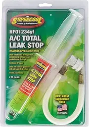 TSI Supercool 1234yf Total Leak Stop - 60 ml Syringe in Clamshell with R1234yf Application Hose