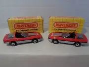 1983 MATCHBOX SUPERFAST #14 1984 '83 RED CORVETTE 2 NEW IN BOX