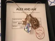 New In Box Alex and Ani GUARDIAN OF ANSWERS TRIO 100 Russian Gold NECKLACE